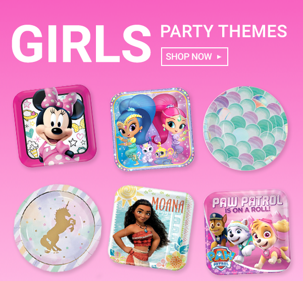 Partynet Party Supplies Ideas Accessories Decorations Games - girls party themes