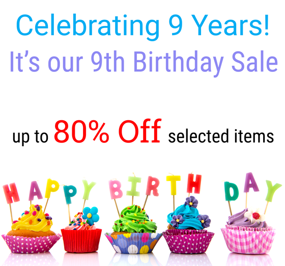 9th Birthday Sale