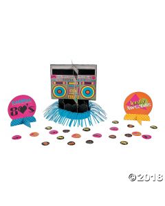 80S Party Table Decorating Kit
