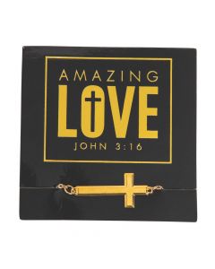 Amazing Love Cross Bracelets with Card