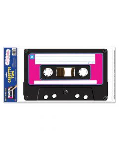 Awesome 80s Cassette Tape Wall Cling
