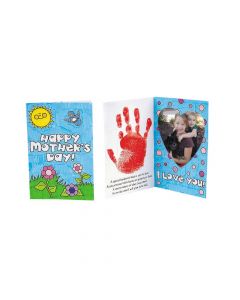 Color Your Own Handprint Mother's Day Picture Frame Card Craft Kit